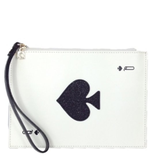 kate spade Handbags - Kate Spade Taft Street Harriet Queen of Spades Card Wristlet bag nwot